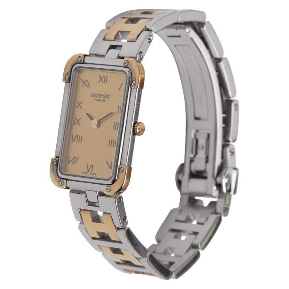Hermes Croisiere CR1.220 Stainless Steel Plated Watch Silver